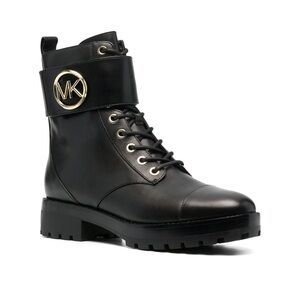Michael Kors Tatum leather combat boots